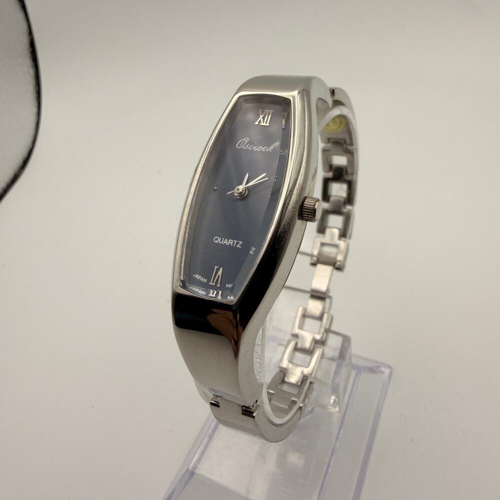 Elegant Vintage Osirock Women's Asymmetric Bangle Watch Working New Battery